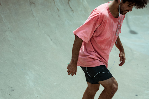 sweat stains on a shirt