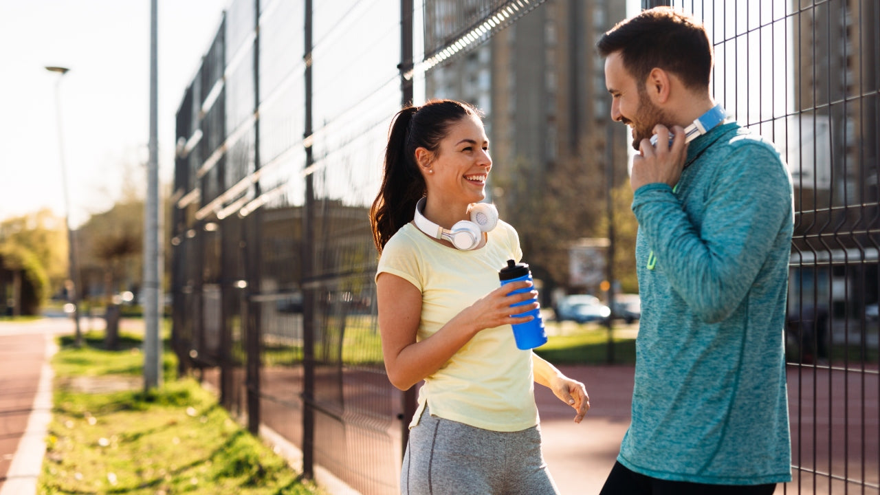 Man and woman prevent sweating with deodorant to stop sweat. | Social Citizen