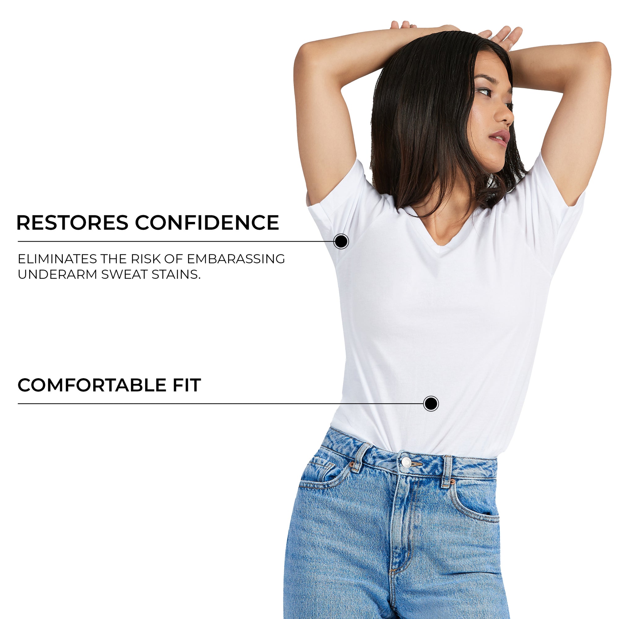 Sweat proof undershirts restore confidence and fit comfortably. | Social Citizen