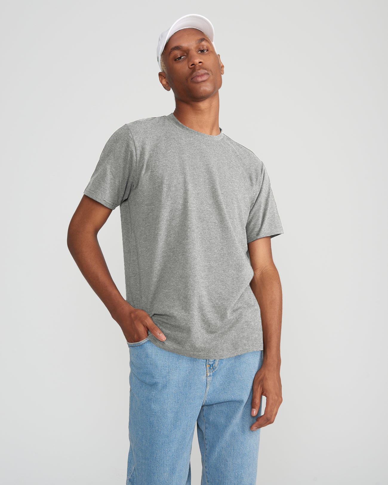 Utopia Wear Premium Cotton Blend Interlock Turtleneck Men T-Shirt Pullover  Sweat