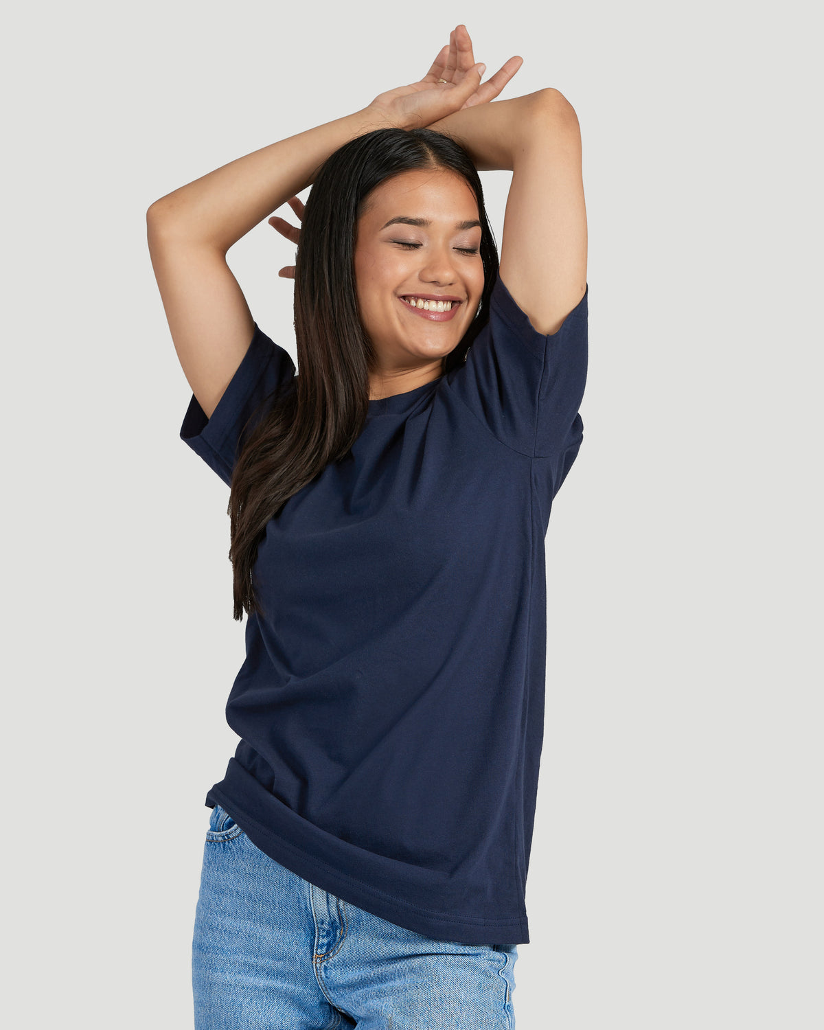 Sweat Proof Crewneck T-Shirt for Women