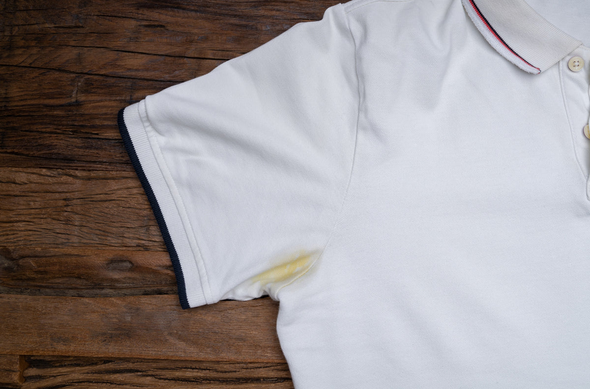 how to get rid of deodorant sweat stains on shirts