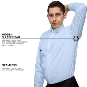 Sweat Proof Dress Shirt for Men