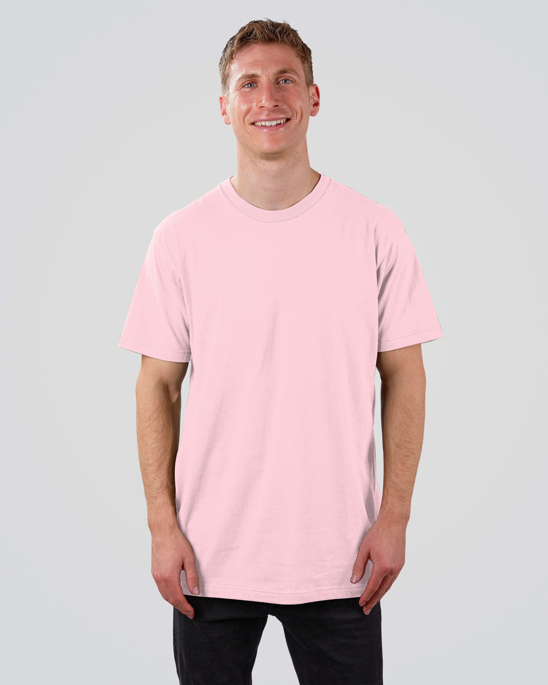 Pink - Men's Sweat Proof Shirt (Crewneck) | Social Citizen
