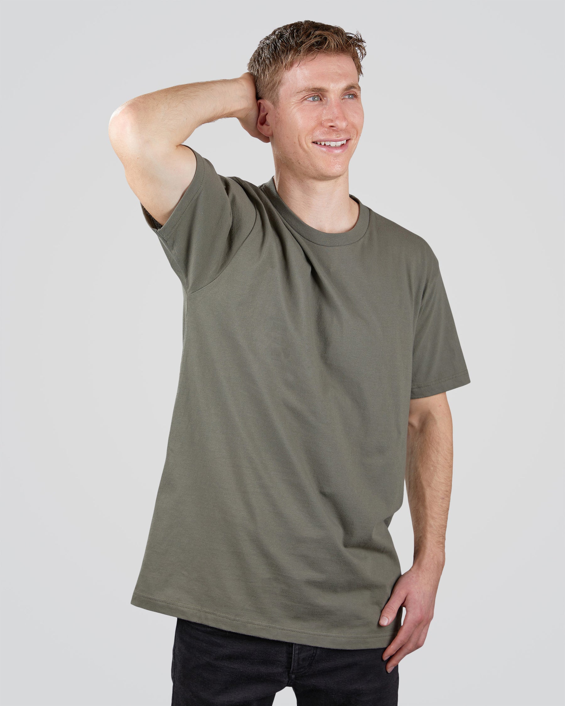 Sweat Proof Crewneck T-Shirt for Men